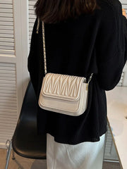 Women's Flap Crossbody Shoulder Bag PU Leather Casual Female