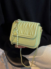 Women's Flap Crossbody Shoulder Bag PU Leather Casual Female