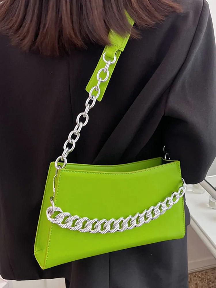 Women's Shoulder Bag Top Handle Chain Crossbody Bags