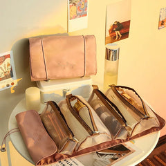 Detachable Nylon Makeup Bag Portable Large-capacity