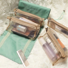 Detachable Nylon Makeup Bag Portable Large-capacity