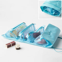 Detachable Cosmetic Bag Portable Large Capacity 4in1 Travel Toiletry Bag