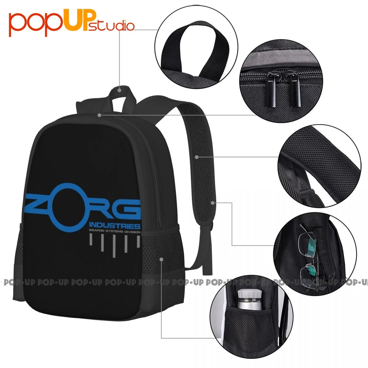 The Fifth Element Zorg Weapon Systems Backpack Large Capacity Gymnast Bag