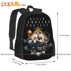 Devin Townsend Project Backpack Large Capacity Gym Tote Bag Outdoor Running