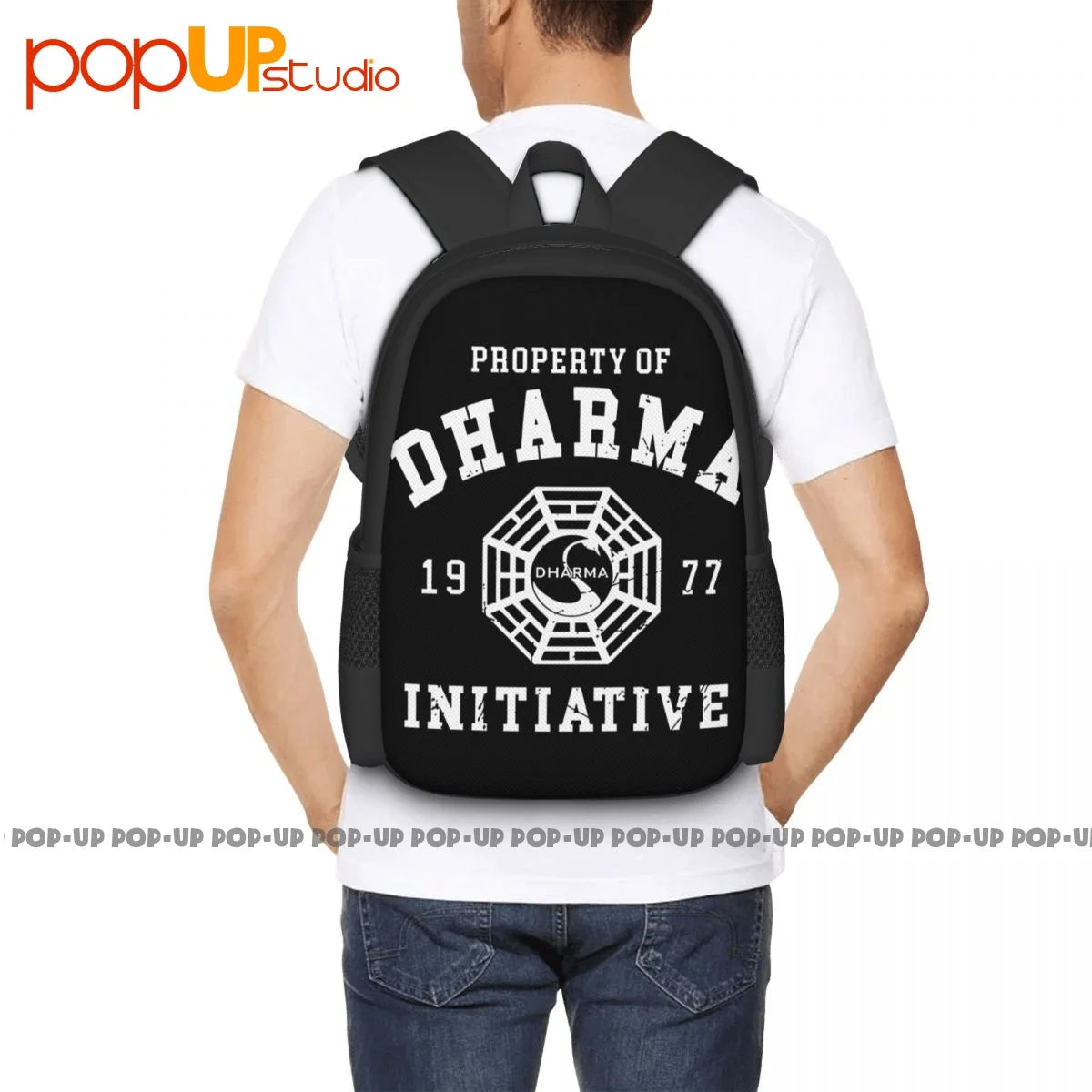 Dharma Initiative Lost Backpack Gym Bag