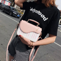 Diagonal Cross-body Bag 2022 Women's PU Leather Shoulder Bag