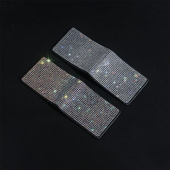 Diamond Car Driver Holder PU Cover Car Bling Accessories for Girl Woman