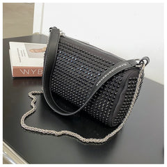 Diamond Chain Shoulder Bags Purses Small Square Bag Handbag Crossbody Bag