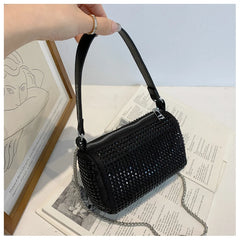 Diamond Chain Shoulder Bags Purses Small Square Bag Handbag Crossbody Bag