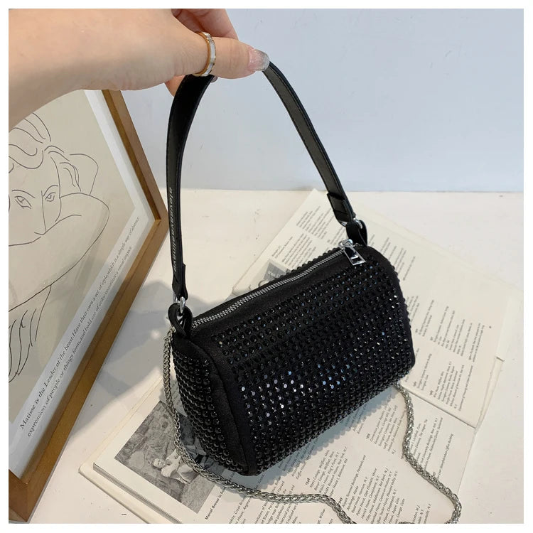 Diamond Chain Shoulder Bags Purses Handbags Small Square Bag Crossbody