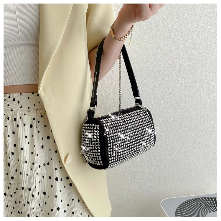 Diamond Chain Shoulder Bags Purses Handbags Small Square Bag Crossbody