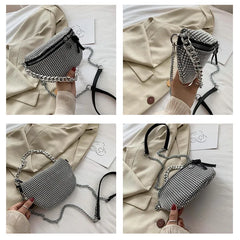 Women's Diamond Crossbody Bag Shoulder Messenger Bag Lady Handbag