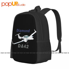 Diamond Da-42 Airplane Backpack Large Capacity Print Training Storage Bag