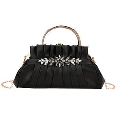 Diamond Evening Bag for Women Top Handle Shoulder Crossbody Bags