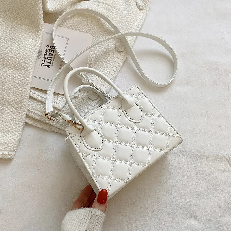 Diamond Lattice Crossbody Bag Women Shoulder Bag Small Handbags
