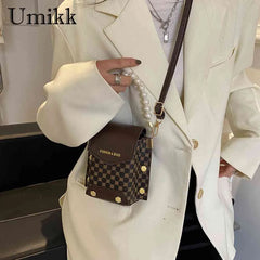 Diamond Lattice Shoulder Bags Crossbody Tote Satchel for Women
