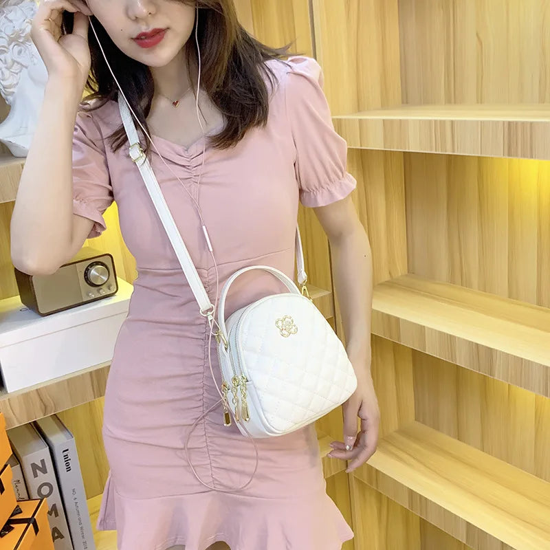 Diamond Lattice Small Bag For Mobile Phone And Purse