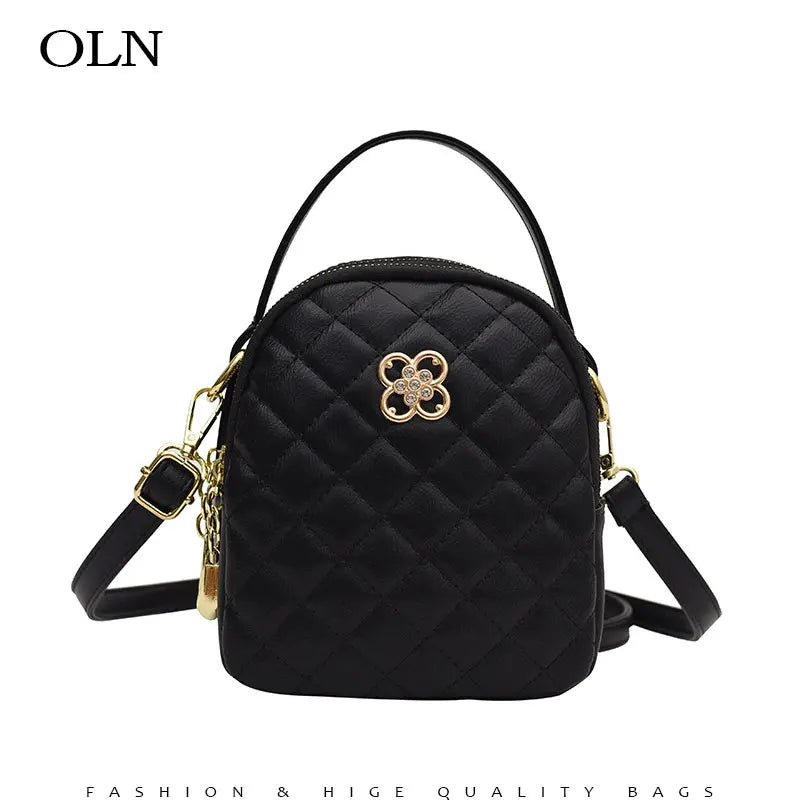 Diamond Lattice Small Bag For Mobile Phone And Purse