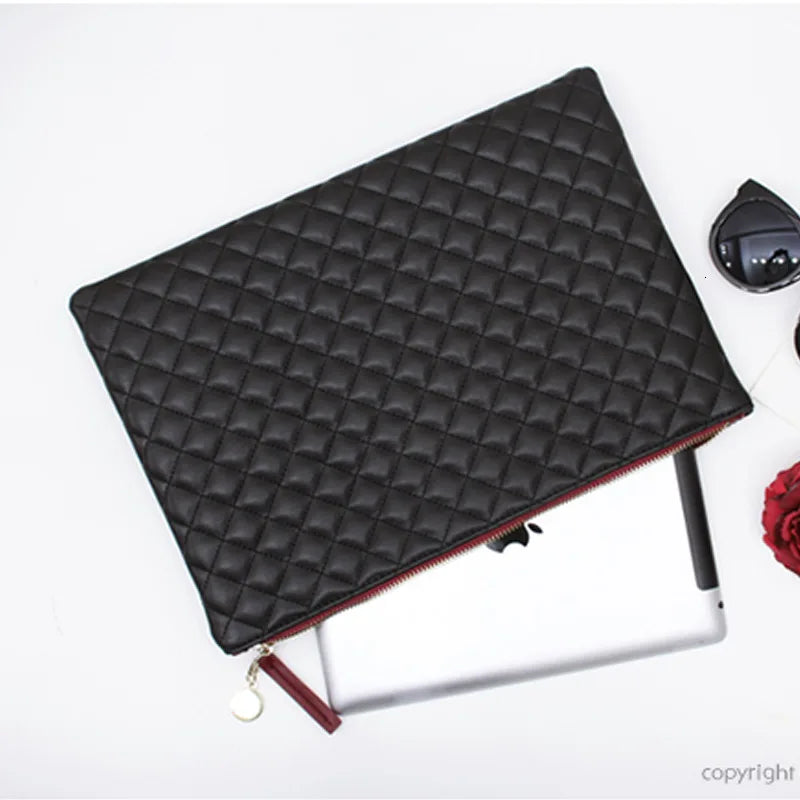 Diamond Lattice Women Clutch Bag PU Leather Envelope Bag Party Evening Bags