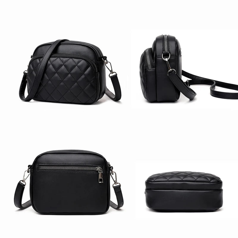 Diamond Lattice Women Shoulder Bag Crossbody Handbag