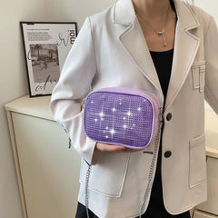 Diamond Women Bag Casual Chain Female Messenger Shoulder Bags Handbags