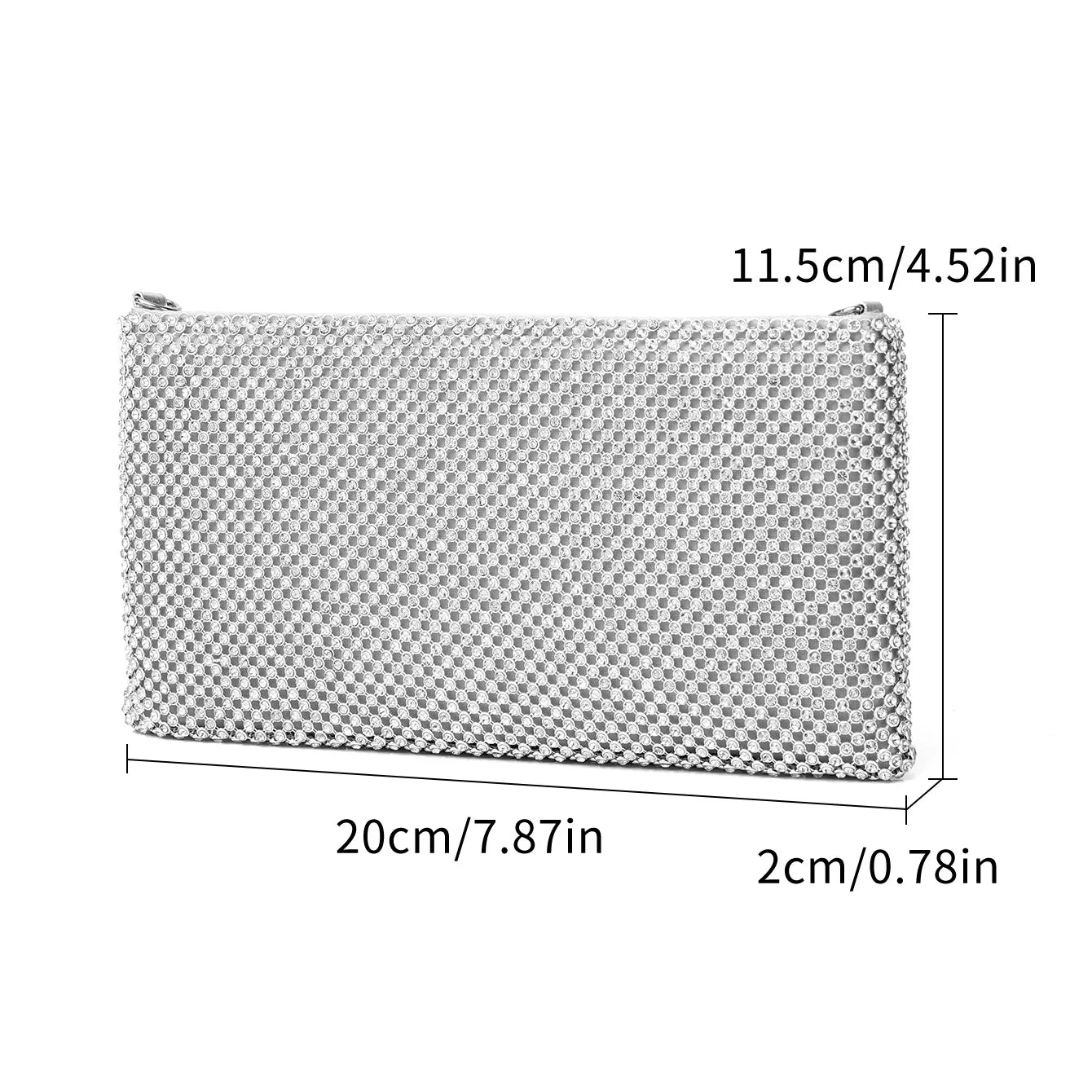 Diamonds Clutch Bag Party Clutches Female Chain Bags Rhinestone Wallet