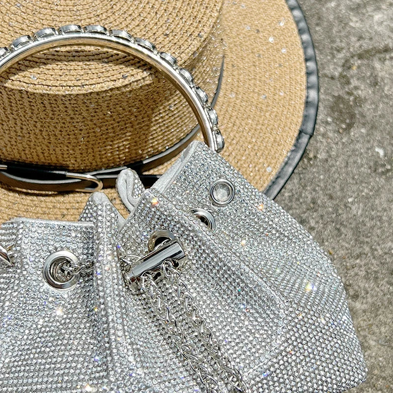 Rhinestone Chain Handbags Shoulder Bags Ladies Purse Evening/Party/Wedding Pouch