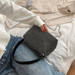 Diamonds Pattern Shoulder Bags for Women High Summer Famous Female Handbags