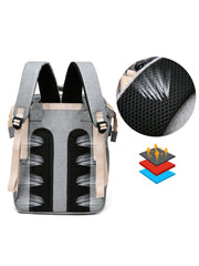 Diaper Bag Backpack with Bassinet Folding Crib, Large Capacity Mummy Bag