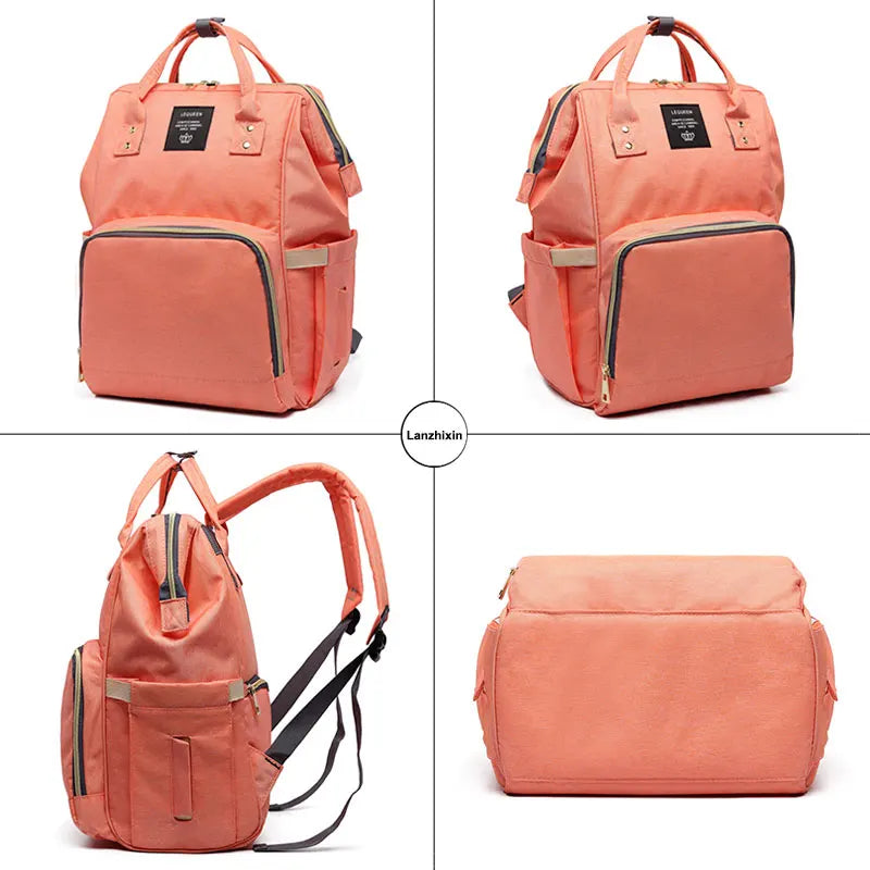 Diaper Bag Women Multifunctional Nappy Baby Care Travel Backpack