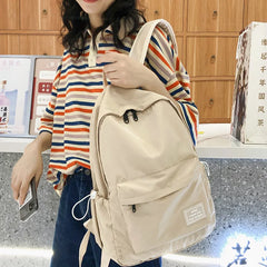 Nylon Women Backpack Student School Bag Travel Backpacks Teenage Girls