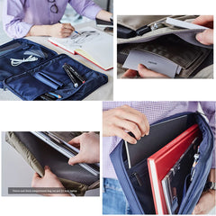 Nylon 13 inch Laptop Liner Bag A4 File Travel Organizer