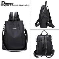 Waterproof Nylon Travel Laptop Backpack for Women