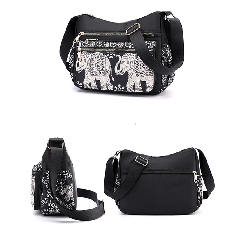 Elephant Women Shoulder Bag Dumpling Bags Casual Ladies Crossbody Bag