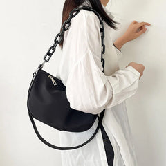 Nylon Crossbody Bag Chain Female Shoulder Handbag