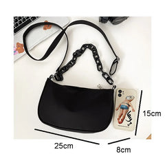 Nylon Crossbody Bag Chain Female Shoulder Handbag