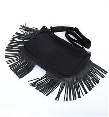 Casual Women Crossbody Bag Tassel Shoulder Messenger Bags Hobo Canvas Bag