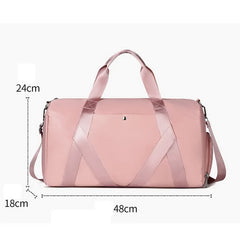 Fitness Women Travel Bags Nylon Gym Bag Yoga Crossbody Shoulder Bag WHDV2049