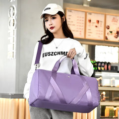 Fitness Women Travel Bags Nylon Gym Bag Yoga Crossbody Shoulder Bag WHDV2049
