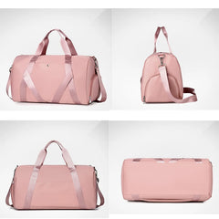 Fitness Women Travel Bags Nylon Gym Bag Yoga Crossbody Shoulder Bag WHDV2049