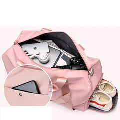 Fitness Women Travel Bags Nylon Gym Bag Yoga Crossbody Shoulder Bag WHDV2049