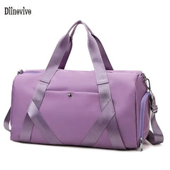 Fitness Women Travel Bags Nylon Gym Bag Yoga Crossbody Shoulder Bag WHDV2049