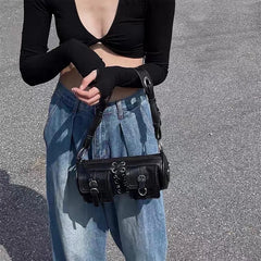 Hip-Hop Style Shoulder Bag Crossbody Bucket Bag WHDV2198