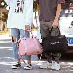 Waterproof Sport Gym Yoga Bag Big Travel Duffle Handbag For Women