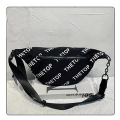 Waterproof Nylon Women Crossbody Bag Letter Print Female Chest Bags