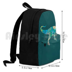 Dino Hiking Backpack Waterproof Camping Travel T Rex Triceratops Minimalist