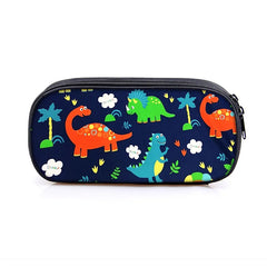 Dinosaur Print Cosmetic Cases Pencil Box Boys Girls T. Rex Pencil Bags