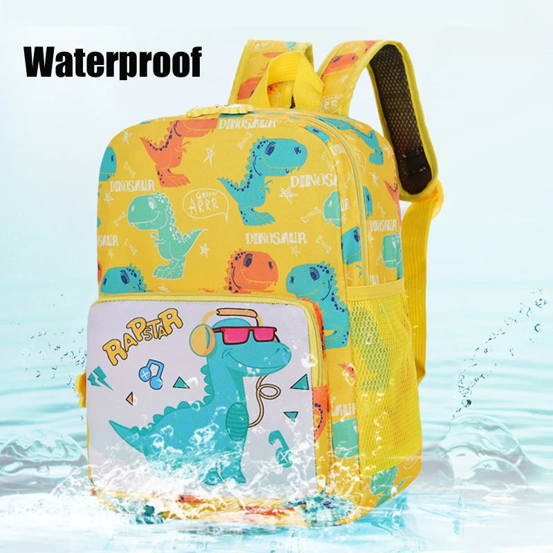 Dino Cartoon School Bags Girls Kids Waterproof Bookbags Teenager