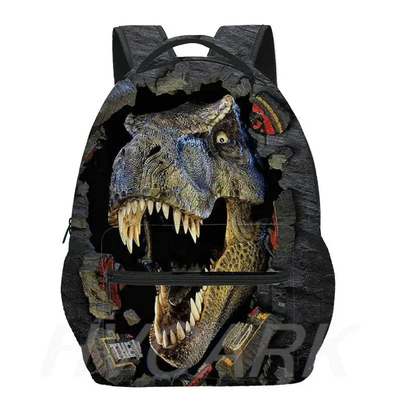 Dinosaurs World Backpack 3D Printed School Bag