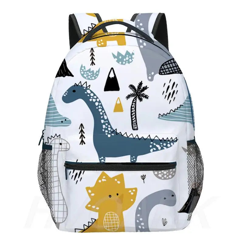 Dinosaurs World Backpack 3D Printed School Bag